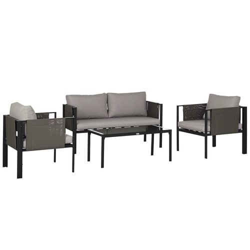 Outsunny piece garden sofa - 4,