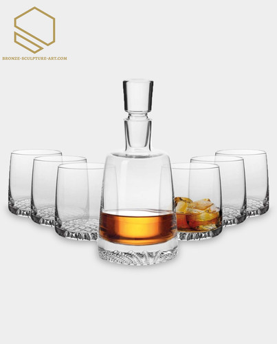Crystal whiskey set a - crystal,