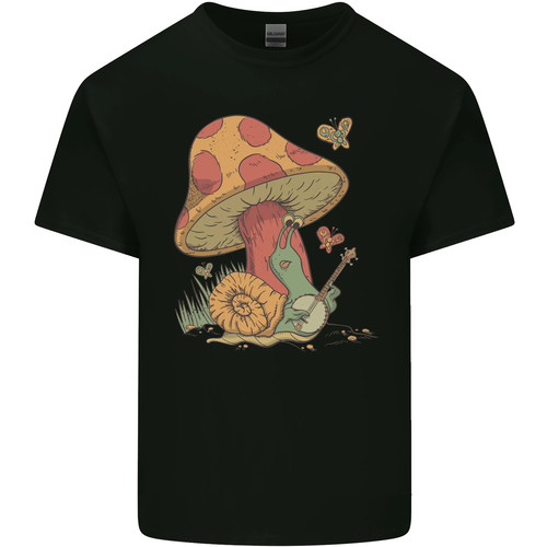 Snail playing the - snail, banjo