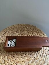 Table board game Domino Set Wooden Box