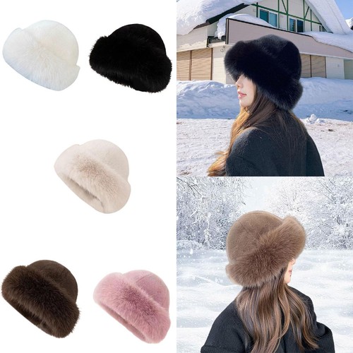 Faux fur winter hat for - fur,