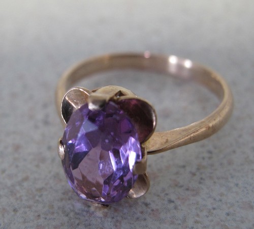 Russian soviet ring rose - russian, gold