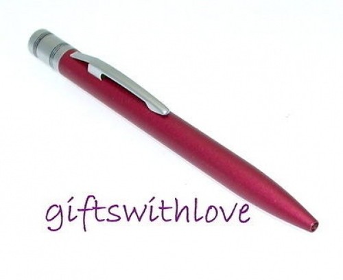 Matt red enamel ballpoint - matt,