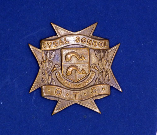 Rydal school cap badge - o.t.c.,