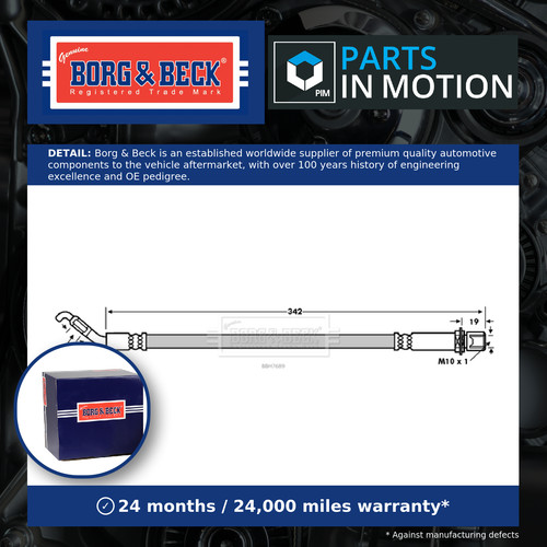Brake hose fits - hose,