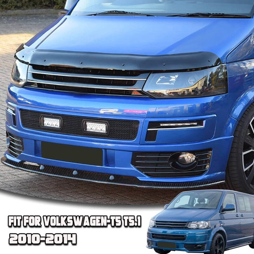 Carbon look front bumper lip - look,