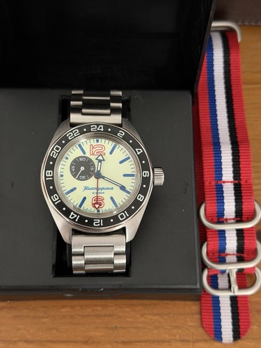 Vostok komandirskie 03098a gmt - komandirskie,
