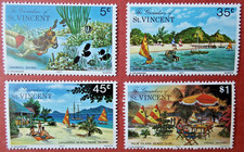 St Vincent & Grenadines 1977 Prune Island Tourism MNH