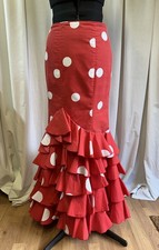 Vintage Spanish Flamenco Red &