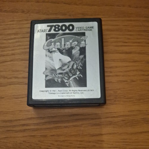 Atari 7800 galaga - tested, and