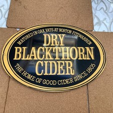 Dry Blackthorn Cider Metal Sign