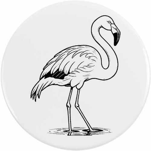 Flamingo walking through - walking,