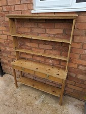 Vintage Victorian Solid Pine Childrens Kitchen Dresser - Circa 1920-30's