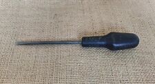 Spiralux Gnarly Black Handle 4" Flat Slotted Screwdriver Joiners Mechanics Tool 