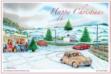 Fortes Ice Cream Parlour Mumbles - Christmas Card - Tony Paultyn