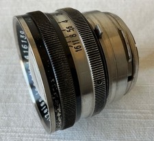 Carl Zeiss Jena Sonnar 50mm f2 black & nickel for Contax, Nikon S, Kiev