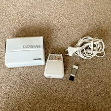 Vintage Philips Lady Shave With Original Travel Case, Shaver Plug Lead & Brush