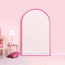 Wide Metal Arch Mirror 