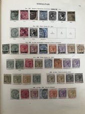 QV- GIBRALTAR 1886-1898- USED