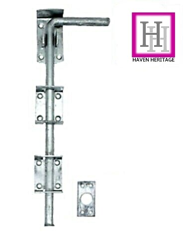 Heavy duty drop bolt - 18", gate