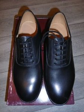 ROYAL NAVY MENS OFFICERS SHOES SIZE 6L WIDE FIT ROYAL NAVY ISSUE NEW