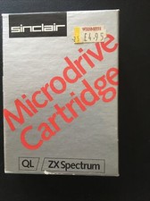 SINCLAIR QL/ZX SPECTRUM -- MICRODRIVE CARTRIDGE Vgc Box/stickers/instructions