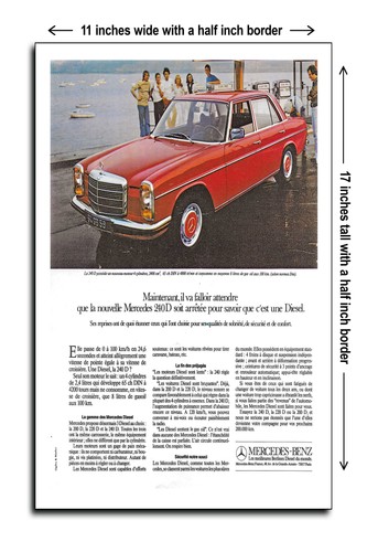 1974 mercedes benz 240d - mercedes, france