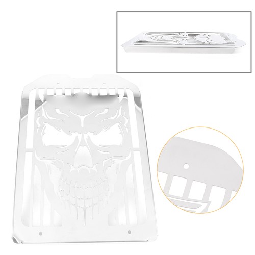 Skull polished radiator - skull,