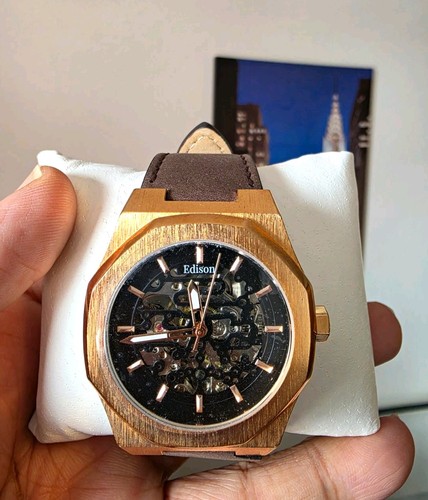 Edison automatic skeleton dial - automatic,