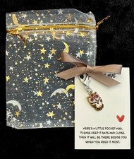 Pocket Hug Owl🦉Brown Owl Bag /Purse Charm with Pocket Hug Card