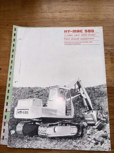 Hymac 580 brochure original - hymac,
