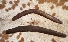 2x Antique Hand Carved