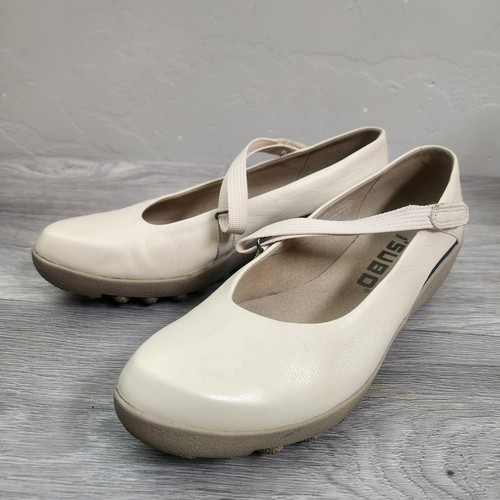 Tsubo mary jane flats - tsubo, cream