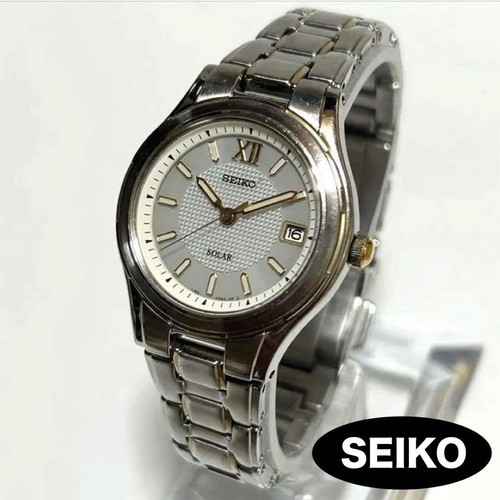 Seiko v182 0ab0 solar - solar, date