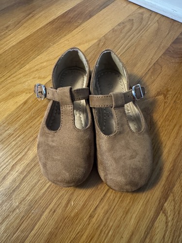 Zara suede strap brown - suede, t-strap