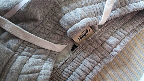 Corteiz grey white shorts - grey,