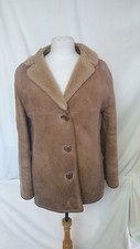 Ladies Coat, Hea Tona, Brown, Vintage, Size 16, 42"Bust, 28" length, 0824