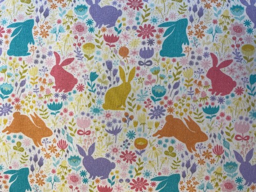 Easter bunnies 100 cotton - bunnies,