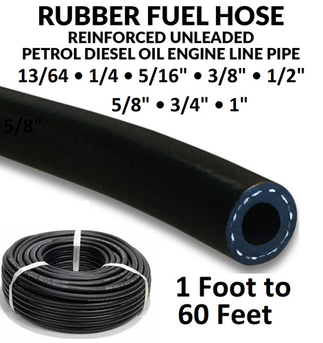 Rubber reinforced fuel - reinforced, hose