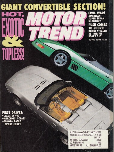 Motor trend june 1991 hot - june,