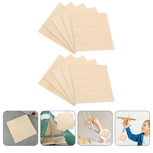 10pcs crafting wood boards - 10pcs,