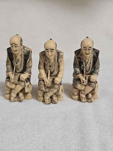 Vintage japanese okimono - japanese, 3