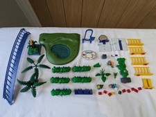 Playmobil pond / plants / furniture etc from set 3965 Modern House for SPARES