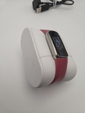 Fitbit Luxe Activity Fitness Tracker Platinum Stainless Steel & Orchid Grade - C