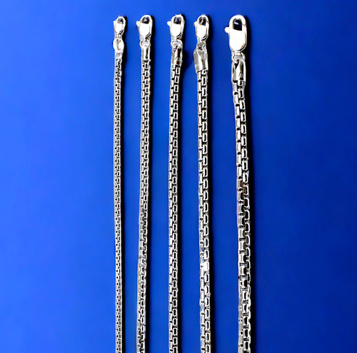 14k white gold - white, venetian