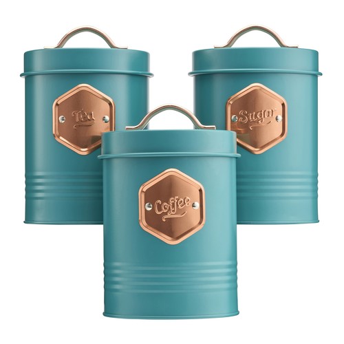 Tea coffee sugar canisters - coffee,