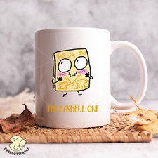 Custard Cream the Bashful ceramic 10oz mug gift secret santa funny coworker mug