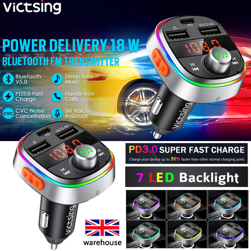 Bluetooth fm transmitter - 5.0,