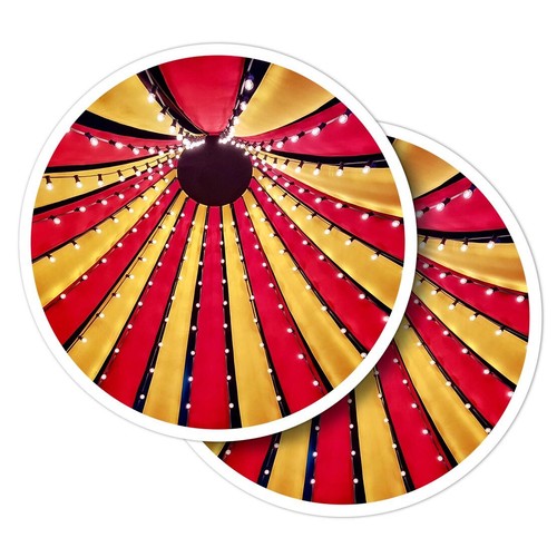 Vinyl stickers circus - 2x,