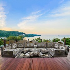 U Shaped Arabic Corner Majlis